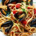 Spaghetti mit Miesmuscheln in Tomatensauce[...]