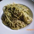 Pasta: Spaghetti  mit Pesto und Käse