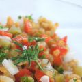 Roter Linsen-Salat