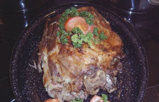 Rezept: Schweinekamm geschmort