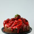 Brownietorte mit Mascarpone und Erdbeeren -[...]