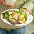 Salat mit Blumenkohl und Bärlauchdressing