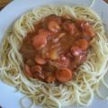 Herzhaft - Spaghetti mit Fenchel-Wurst-*Gulasch*