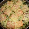 Lachs - Nudel - Spinat - Torte