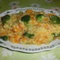 Kürbis-Brokkoli-Reis-Töpfchen
