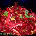 Annette's Rote-Bete-Salat mit Wildpflanzen