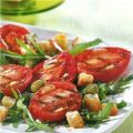 Salat aus gegrillten Tomaten