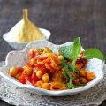 Kichererbsen-Curry mit Tomaten