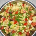 Kartoffel-Kichererbsen-Salat