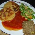 Ohne Fleisch: Gemüse-Schnitzel mit Tomatensauce[...]