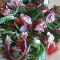 Thunfisch-Salat mit Aprikosenvinaigrette