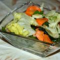 Salat mit Spinat und Italien-Zitronen-Dressing