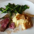 Steak auf Kartoffel-Gorgonzola-Stampf mit[...]
