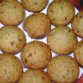 Muffins mit Schokoraspeln und Vanille