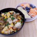 Bento Nr. 420 Gebratener Reis mit Ei und Gemüse