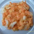 Karottensalat mit Apfel, Meerrettich und Ei