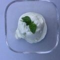 Joghurt-Zitronen-Basilikum-Eis leicht