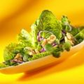 Grüner Salat mit Walnüssen