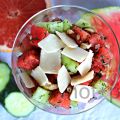 Wassermelonen- Gurken-Salat mit viel Dill und[...]
