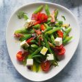 Bohnen-Tomaten-Salat mit Feta