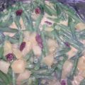 grüne Bohnen mit Joghurtsauce