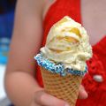 Sommerparty: Milchreis-Mirabellen-Eis