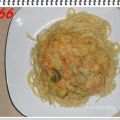 Pasta Vegetarisch:Spaghetti mit Gemüsesoße