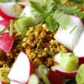 What a vegan eats: Scrambled Tofu + Salad