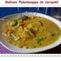 Suppe: Polentasuppe im Currystil