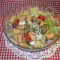 Salat mit Bohnen und Schafskäse