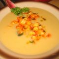 Suppe: Feine Chicoreesuppe mit Flußkrebsfleisch