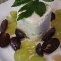Käse: Gorgonzola-Halbgefrorenes mit Traubensalat