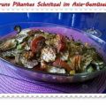 Fleisch: Pikantes Schnitzel mit Asia-Gemüse