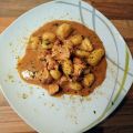 Gnocchi in Curryrahm mit Hähnchenbrust