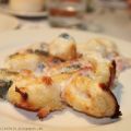Überbackene Gnocchi mit Salbei und Speck
