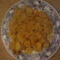 Bratkartoffeln mit Sauerkraut