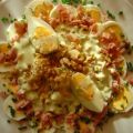 Spargel-Eier-Salat mit Kiwidressing