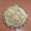 Salat: Gurkensalat mit Ingwerpflaumen