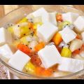 [Thai Dessert] Agar Tofu with Fruit Salad (Tao[...]