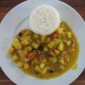 Auberginen-Kartoffel-Curry