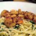 Spaghetti mit Knoblauchsauce und scharfen[...]