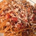 Spaghetti Bolognese nach Art des Gatten