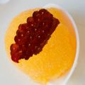 Clementinen Sorbet mit Glühwein Kaviar auf[...]