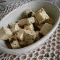 Veganer Feta: weißen Tofu einlegen