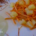 Karottensalat mit Ananas