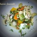 Lauwarmer Gemüse-Salat
