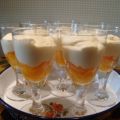 Dessert - Barock-Creme auf Aprikosen-Kompott