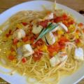 Spaghetti mit Fischfilet