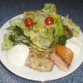 Bunter Salat mit Fisch