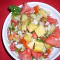 Sommerlicher Salat mit Melone...